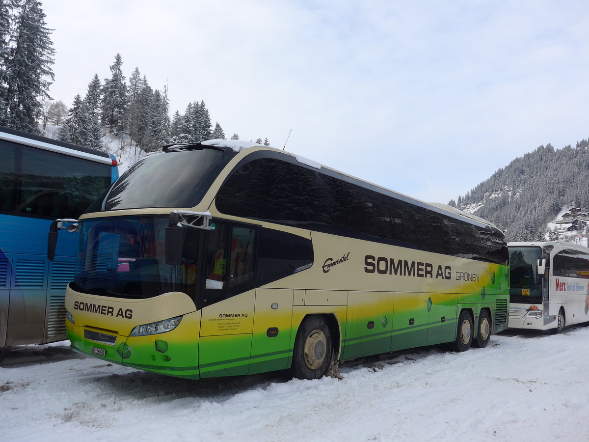 (177'939) - Sommer, Gr�nen - BE 26'938 - Neoplan am 8. Januar 2017 in Adelboden, ASB