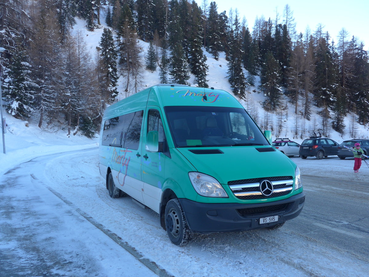 (178'105) - Marty, Varen - VS 595 - Mercedes am 21. Januar 2017 in Chandolin, T�l�si�ge