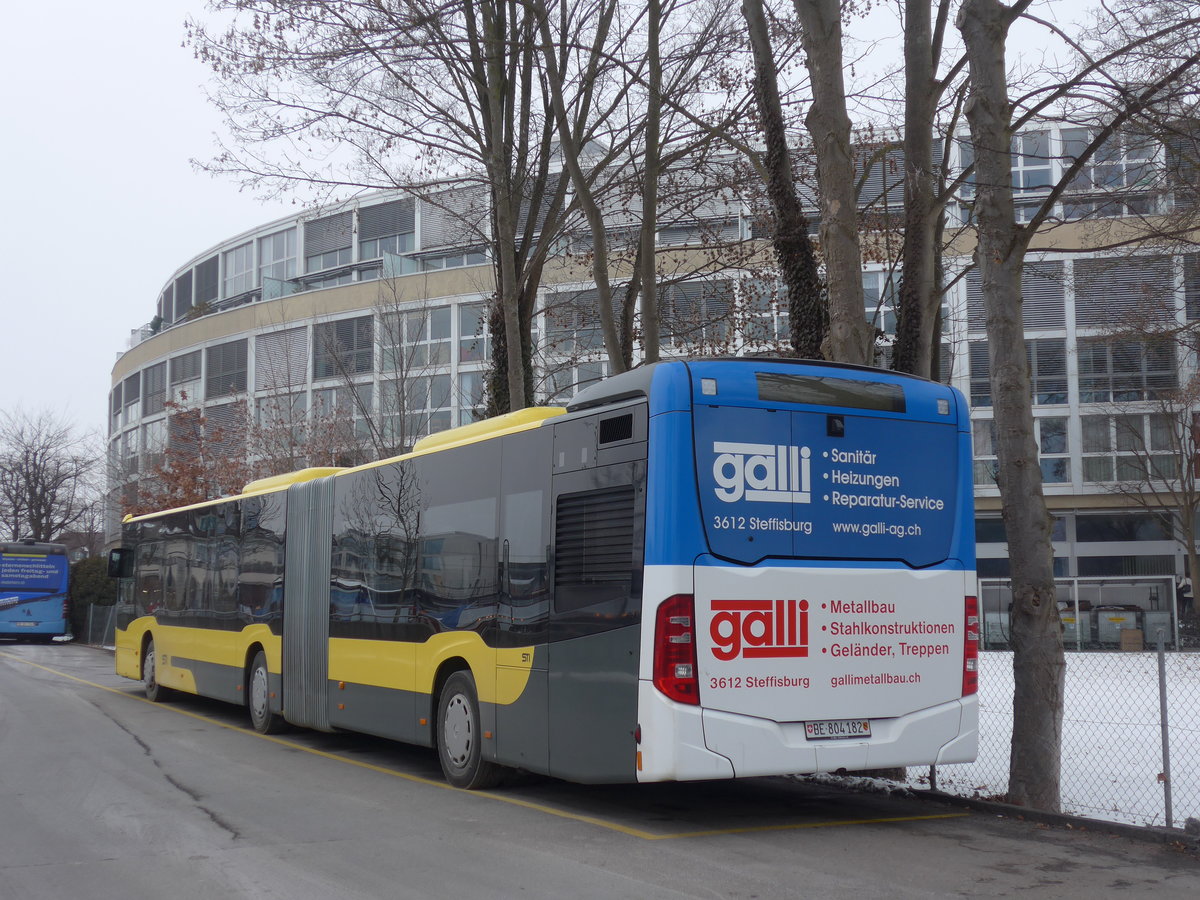 (178'157) - STI Thun - Nr. 182/BE 804'182 - Mercedes am 22. Januar 2017 bei der Schiffl�ndte Thun