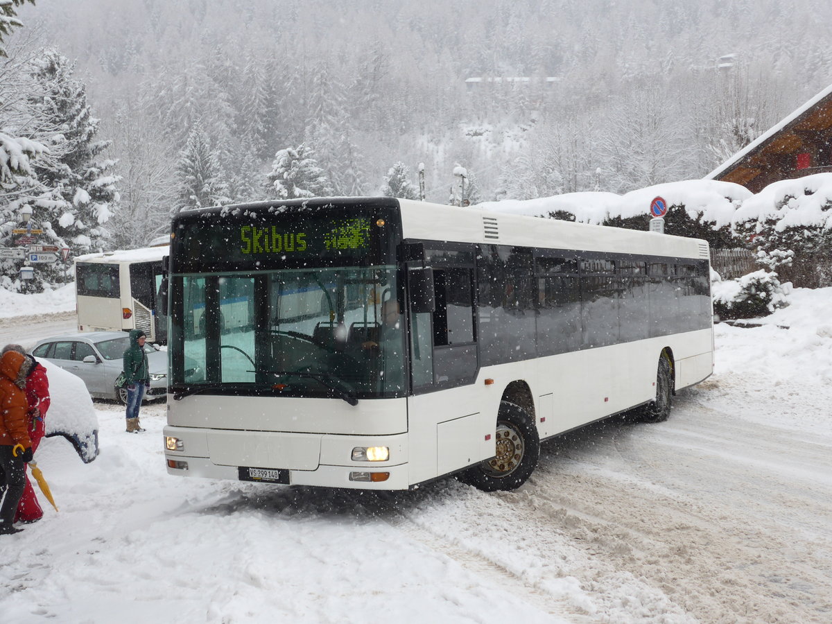 (178'246) - Buchard, Leytron - Nr. 98/VS 299'140 - MAN (ex TN Neuch�tel Nr. 222) am 5. Februar 2017 in Ovronnaz, La Crois�e