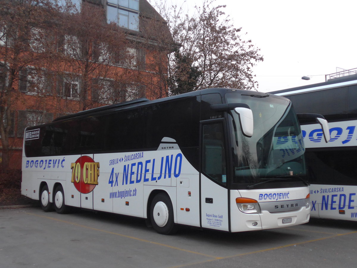 (178'435) - Bogojevic, Z�rich - ZH 878'310 - Setra am 10. Februar 2017 in Z�rich, Sihlquai