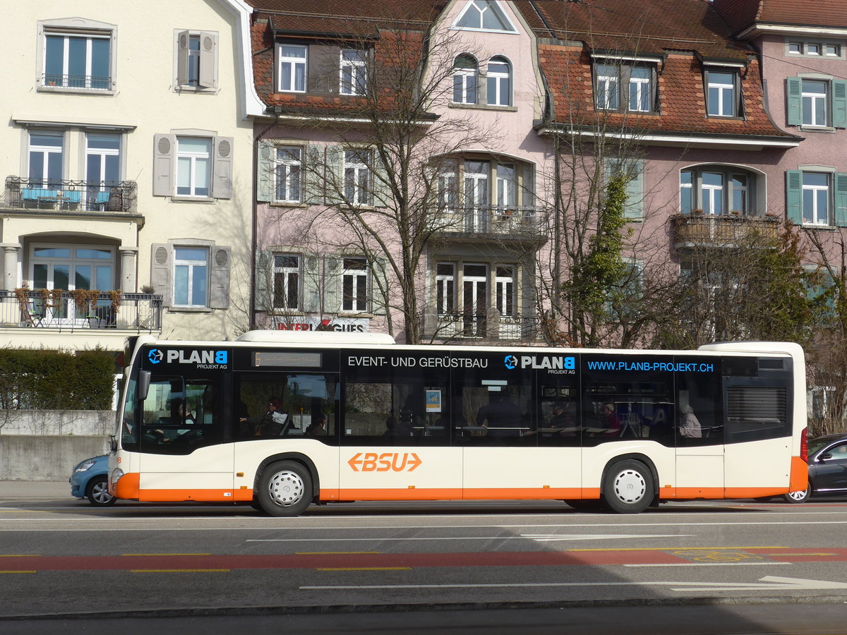 (178'805) - BSU Solothurn - Nr. 98/SO 172'098 - Mercedes am 4. M�rz 2017 beim Hauptbahnhof Solothurn