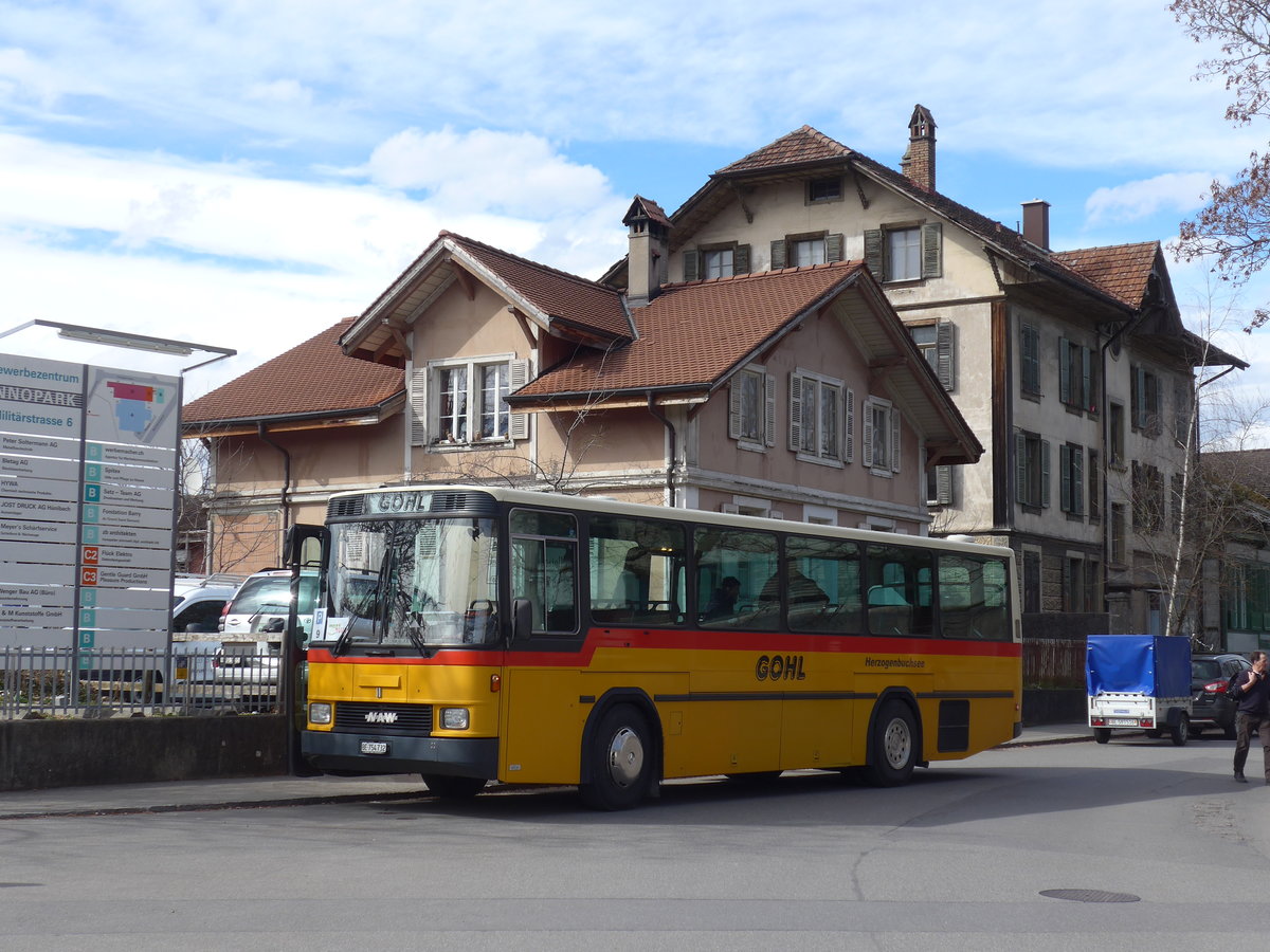 (178'820) - Gohl, Herzogenbuchsee - Nr. 11/BE 754'732 - NAW/Hess (ex Flury, Balm; ex Steiner, Altb�ron Nr. 11) am 4. M�rz 2017 in Thun, Expo