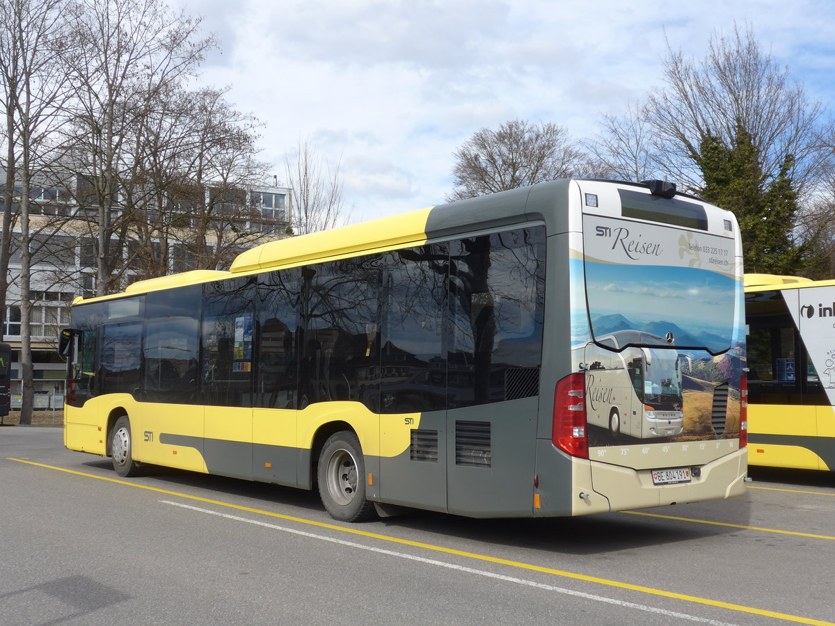 (178'827) - STI Thun - Nr. 191/BE 804'191 - Mercedes am 4. M�rz 2017 bei der Schiffl�ndte Thun