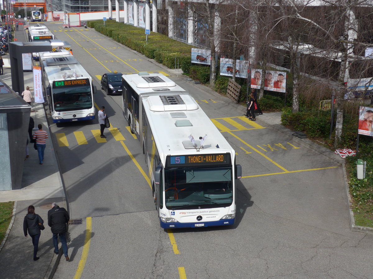 (178'875) - TPG Gen�ve - Nr. 1176/GE 961'273 - Mercedes am 11. M�rz 2017 in Gen�ve, Palexpo