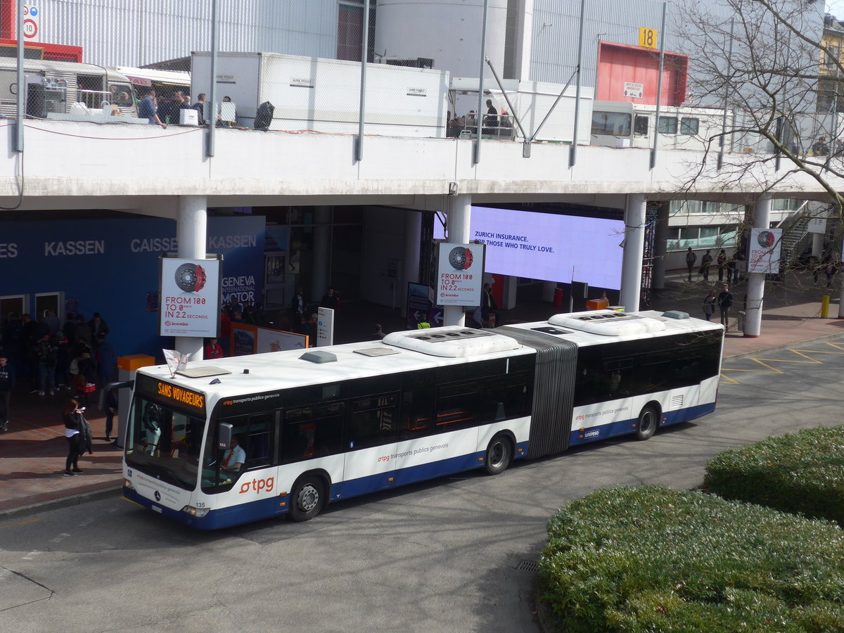 (178'876) - TPG Gen�ve - Nr. 135/GE 960'519 - Mercedes am 11. M�rz 2017 in Gen�ve, Palexpo