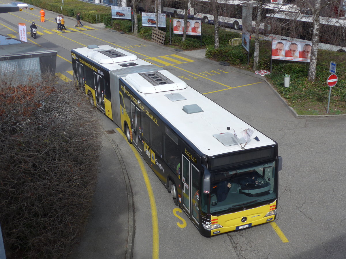 (178'884) - TPG Gen�ve - Nr. 1190/GE 961'264 - Mercedes am 11. M�rz 2017 in Gen�ve, Palexpo