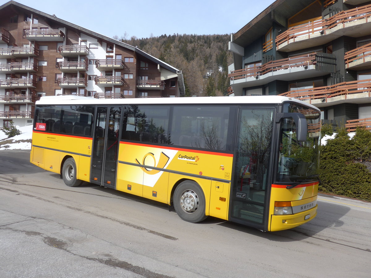 (178'956) - TRD, Savi�se - VS 16'013 - Setra (ex Dubuis, Savi�se) am 12. M�rz 2017 in Anz�re, T�l�cabine