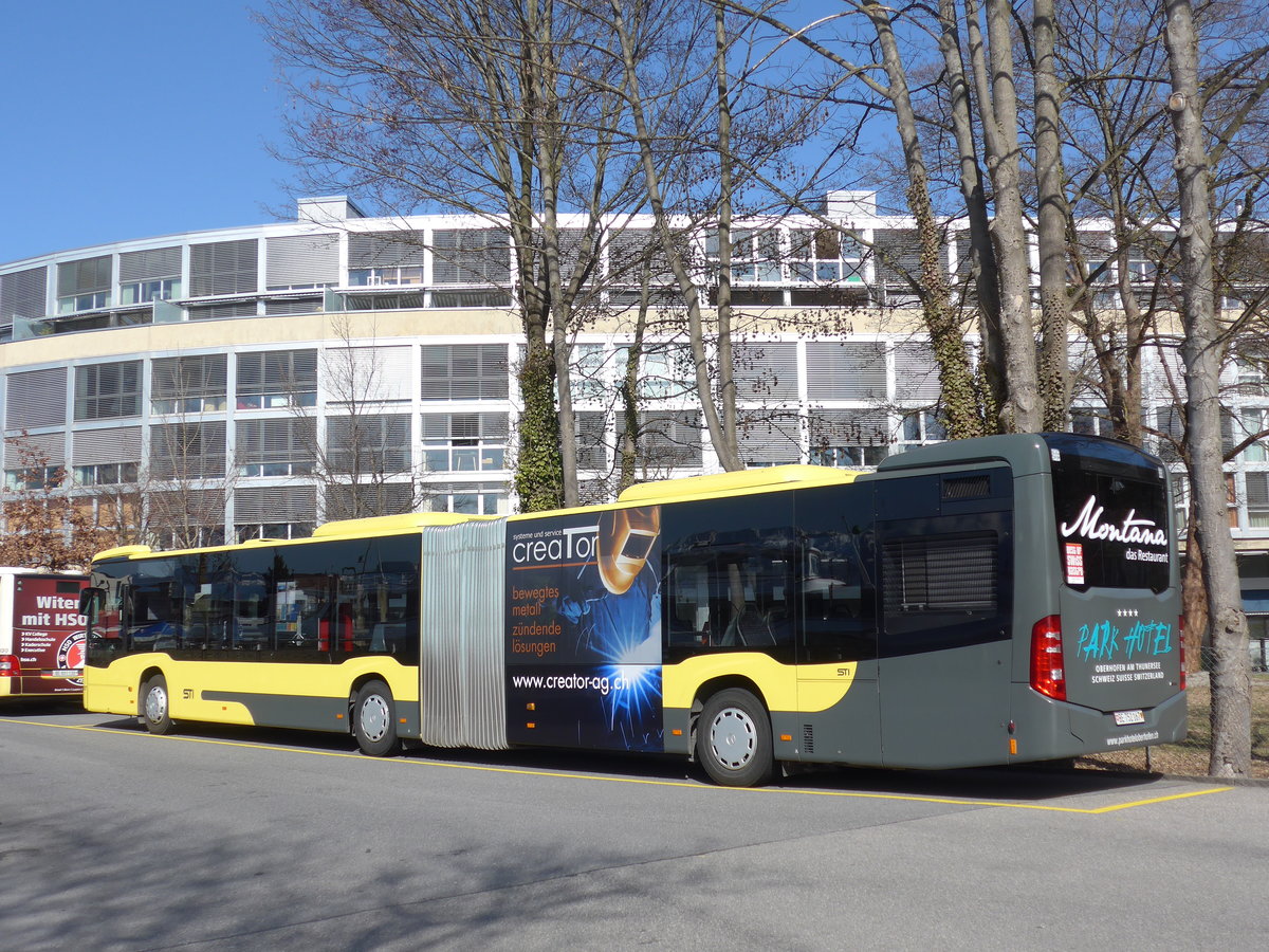 (178'981) - STI Thun - Nr. 167/BE 752'167 - Mercedes am 13. M�rz 2017 bei der Schiffl�ndte Thun