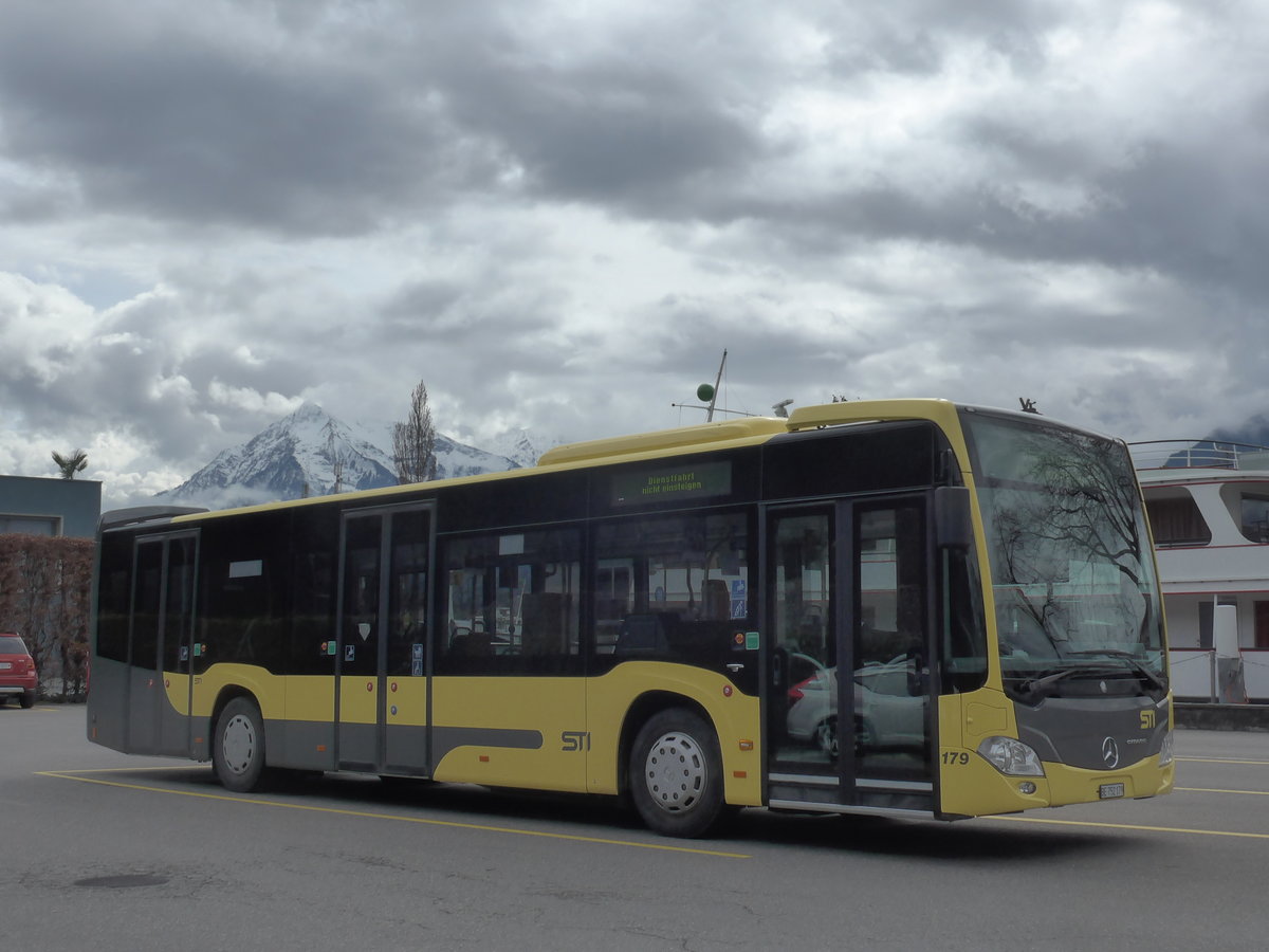 (178'989) - STI Thun - Nr. 179/BE 752'179 - Mercedes am 19. M�rz 2017 bei der Schiffl�ndte Thun