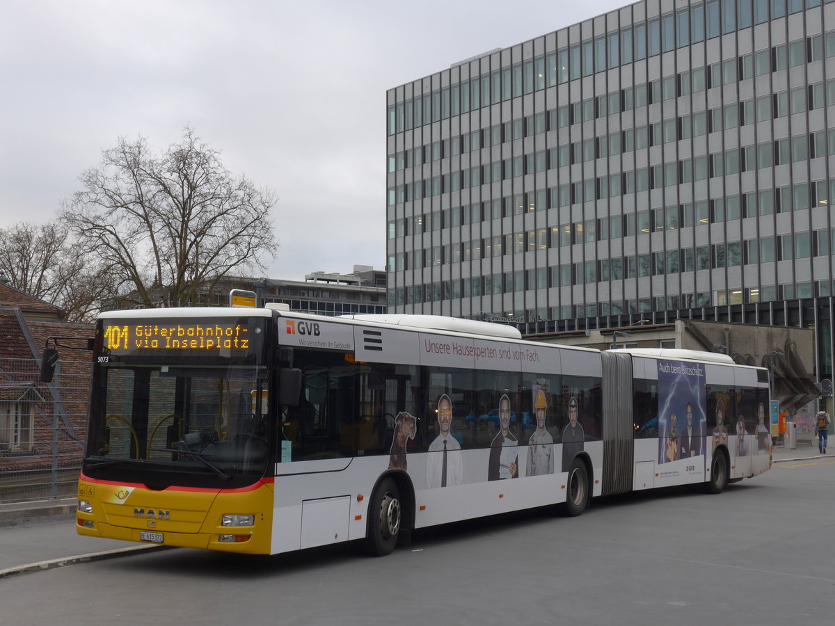 (178'992) - PostAuto Bern - Nr. 667/BE 615'372 - MAN am 20. M�rz 2017 in Bern, Postautostation