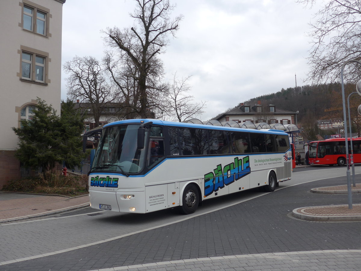 (179'007) - B�chle, Waldshut - WT-X 360 - Bova am 20. M�rz 2017 beim Bahnhof Waldshut