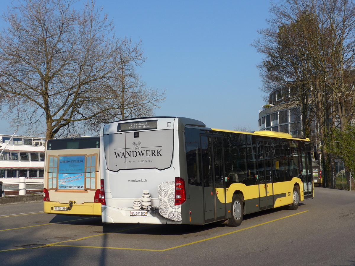 (179'360) - STI Thun - Nr. 186/BE 804'186 - Mercedes am 3. April 2017 bei der Schiffl�ndte Thun