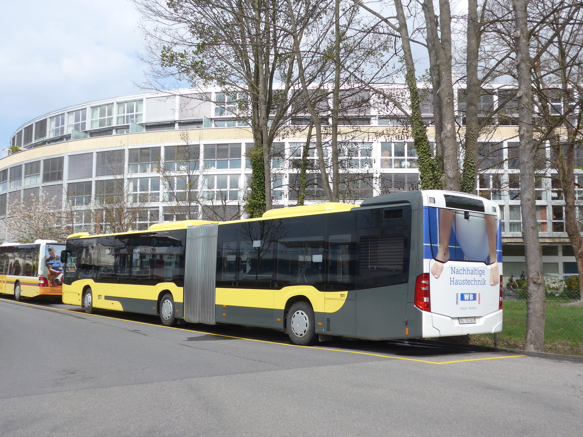 (179'364) - STI Thun - Nr. 161/BE 752'161 - Mercedes am 5. April 2017 bei der Schiffl�ndte Thun