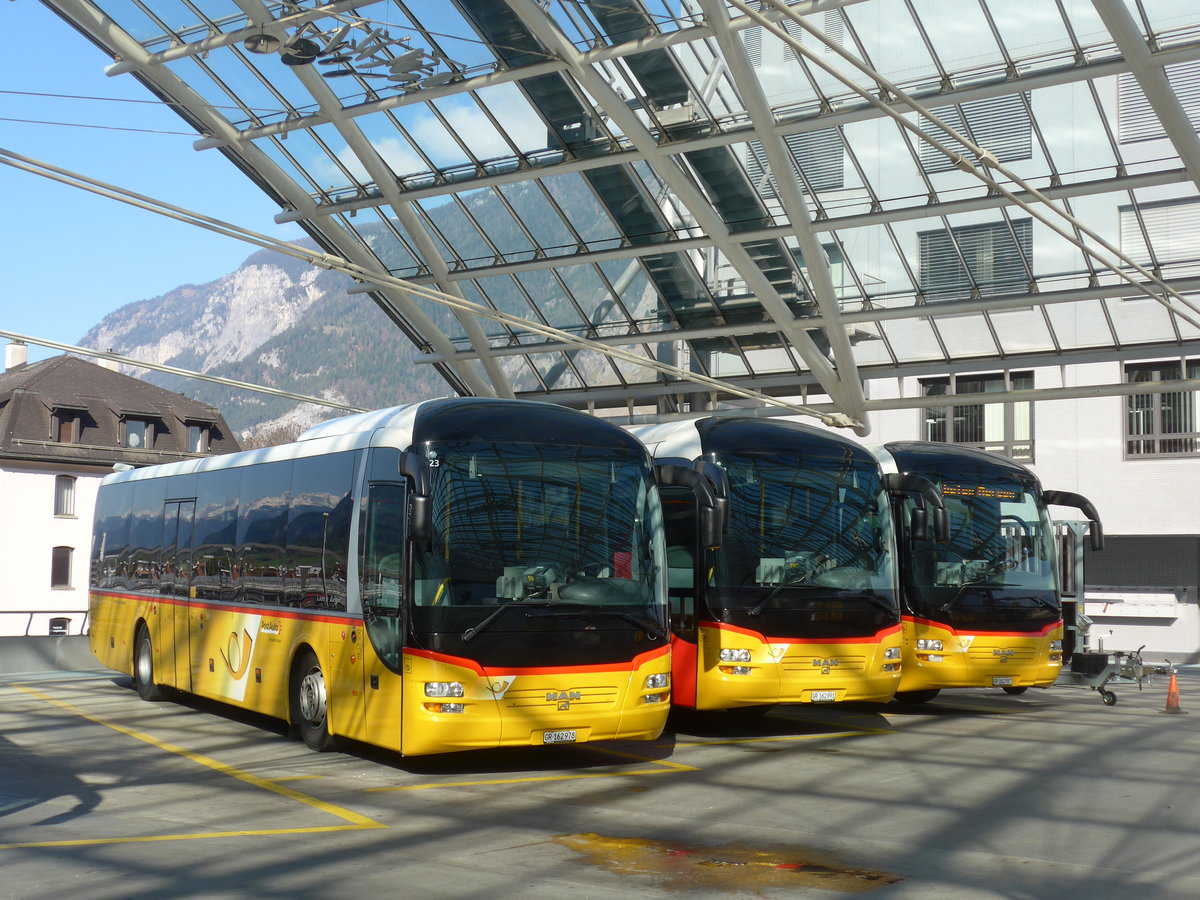 (179'545) - PostAuto Graub�nden - GR 162'978 - MAN am 14. April 2017 in Chur, Postautostation
