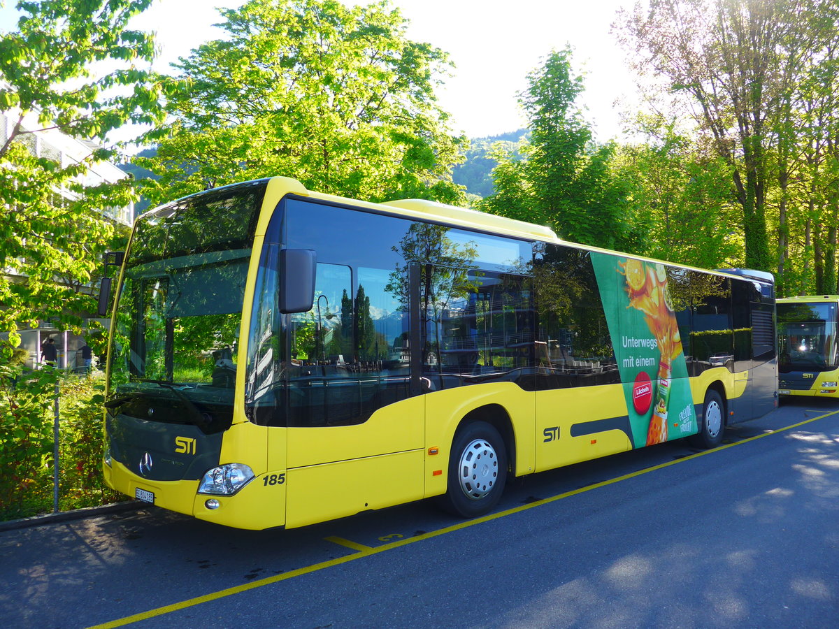 (180'135) - STI Thun - Nr. 185/BE 804'185 - Mercedes am 15. Mai 2017 bei der Schiffl�ndte Thun