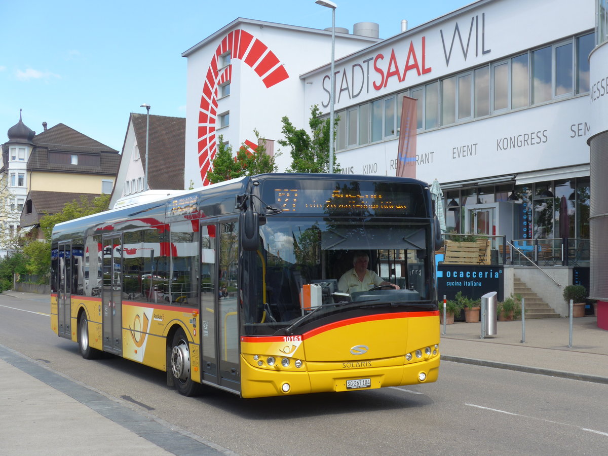 (180'185) - Schmidt, Oberb�ren - SG 267'104 - Solaris am 21. Mai 2017 beim Bahnhof Wil