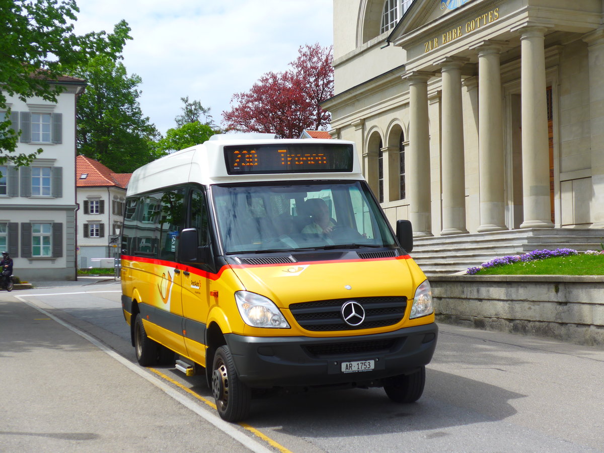 (180'228) - �sers Poschtli, Reute - AR 1753 - Mercedes am 21. Mai 2017 in Heiden, Post