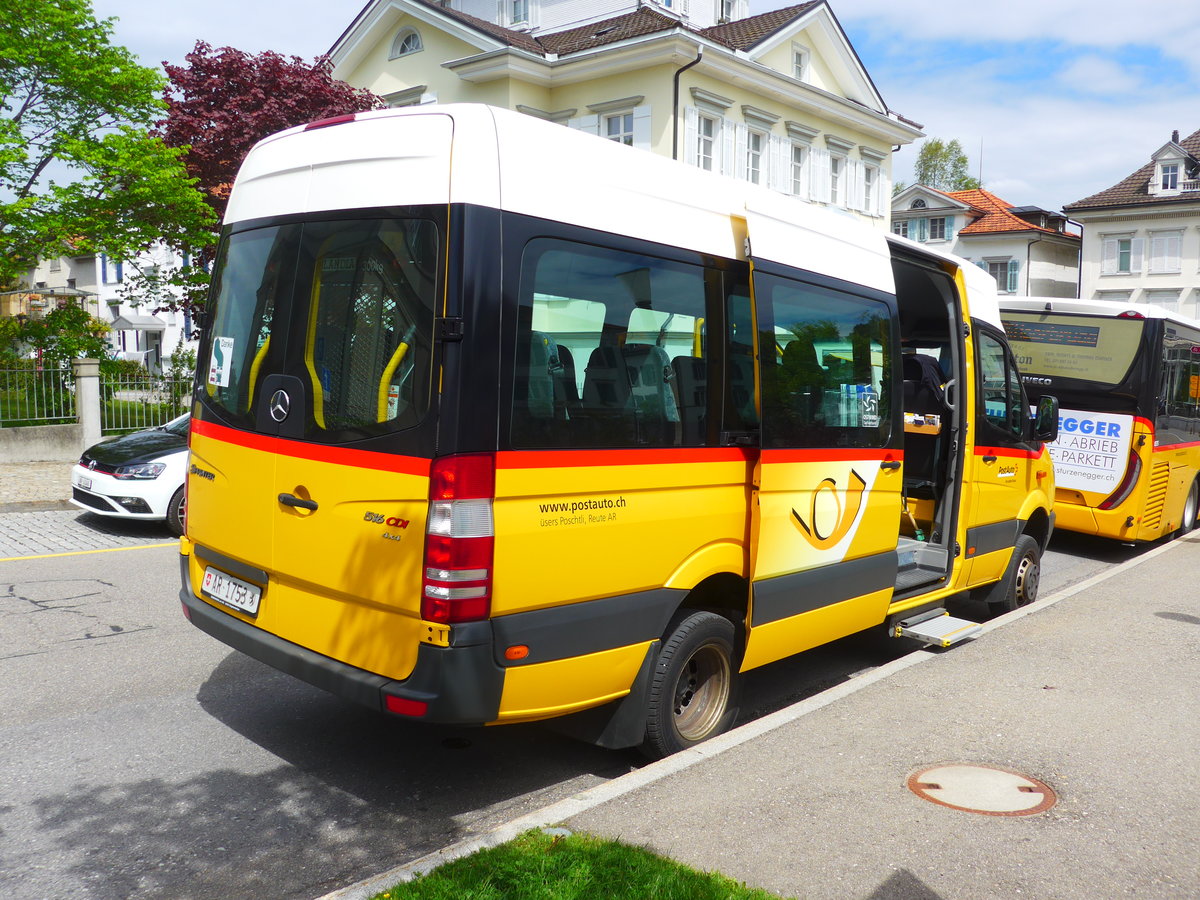 (180'229) - �sers Poschtli, Reute - AR 1753 - Mercedes am 21. Mai 2017 in Heiden, Post