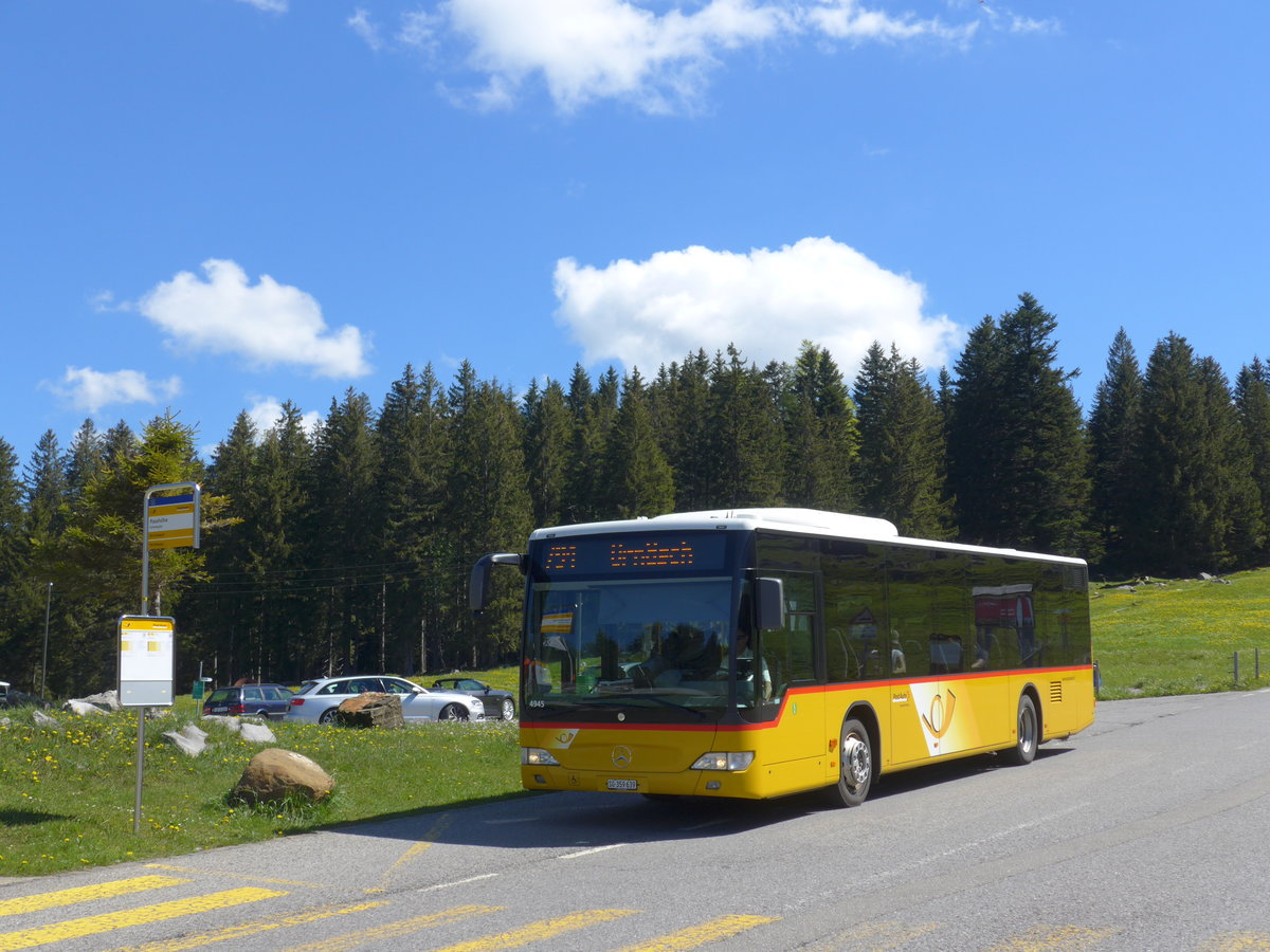 (180'324) - PostAuto Ostschweiz - SG 359'639 - Mercedes (ex Abderhalden, Wildhaus) am 22. Mai 2017 in Schw�galp, Passh�he