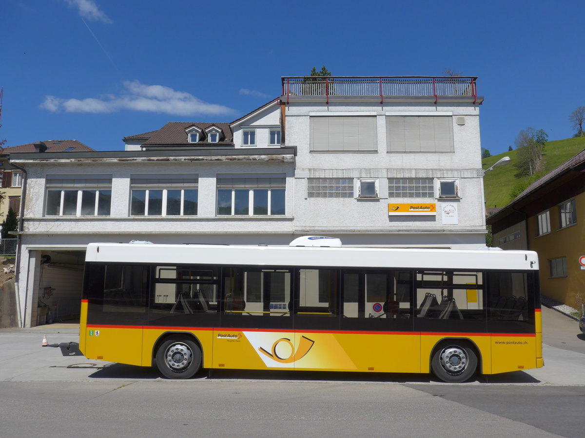 (180'327) - PostAuto Ostschweiz - SG 412'681 - Hess Personenanh�nger am 22. Mai 2017 beim Bahnhof Urn�sch