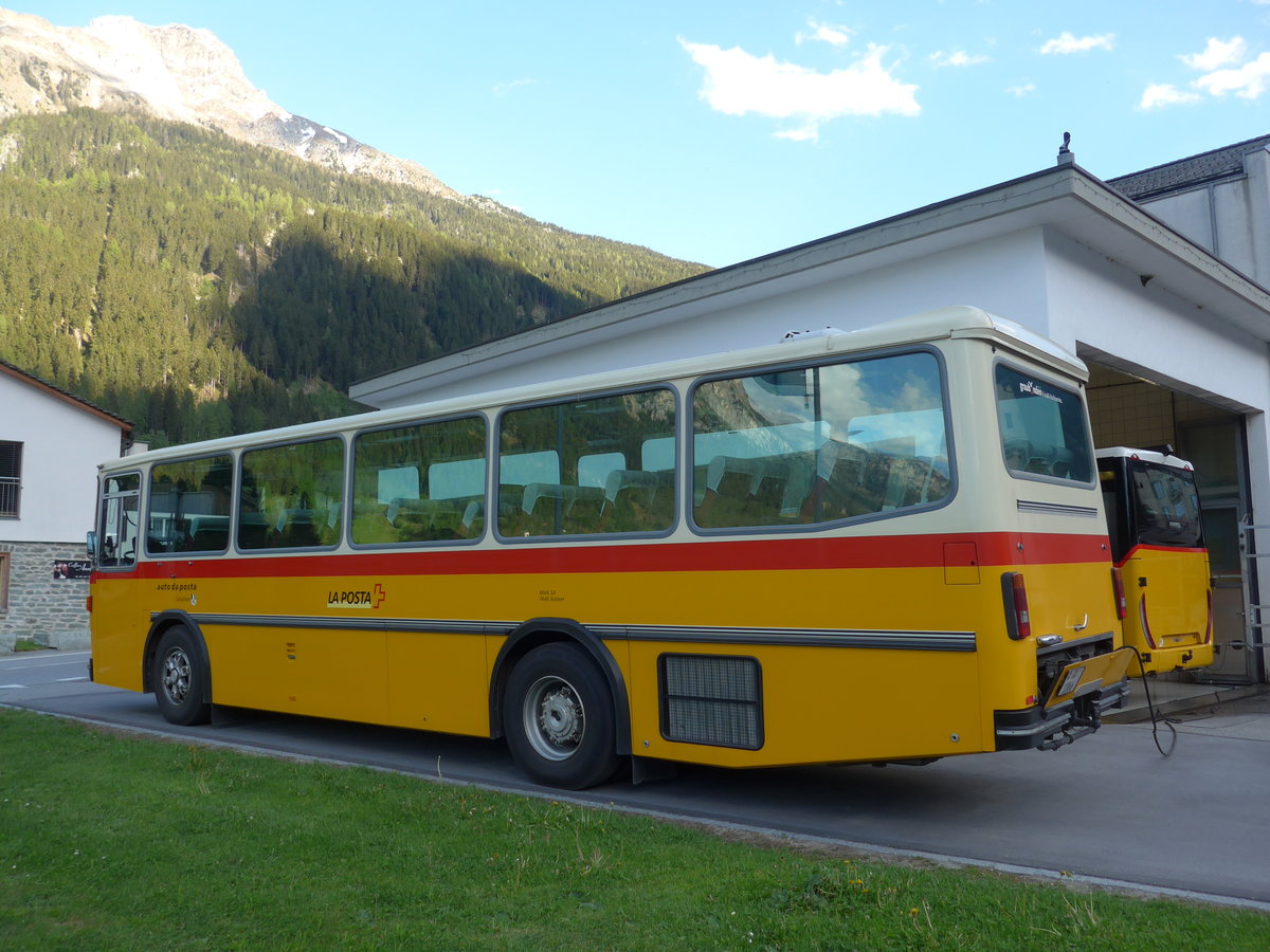 (180'430) - Mark, Andeer - GR 1866 - Saurer/R&J (ex PostAuto Graub�nden; ex P 24'350) am 22. Mai 2017 in Andeer, Garage
