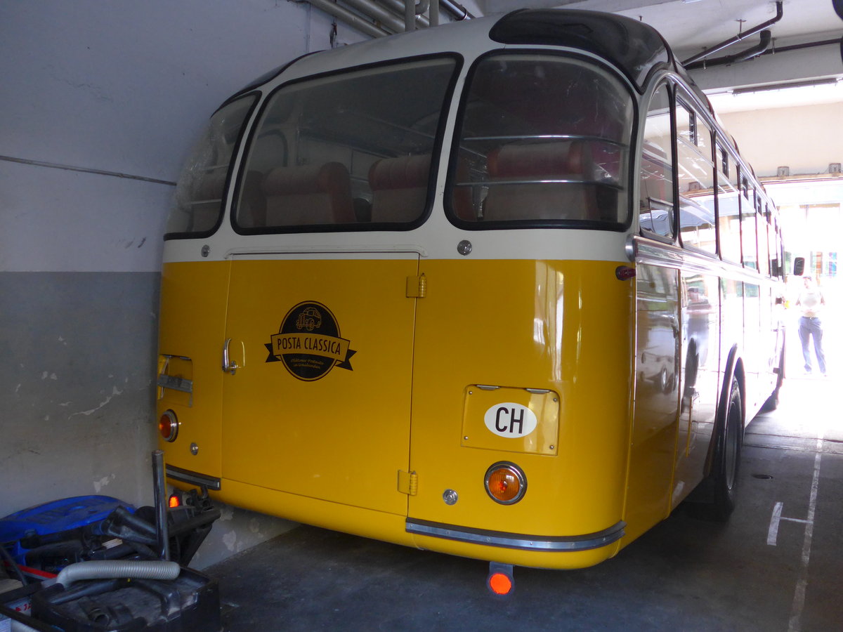 (180'435) - Urech, Zurzach - FBW/R&J (ex Suter, Frick; ex M+79'523; ex K�bli, Gstaad) am 22. Mai 2017 in Andeer, Garage Mark