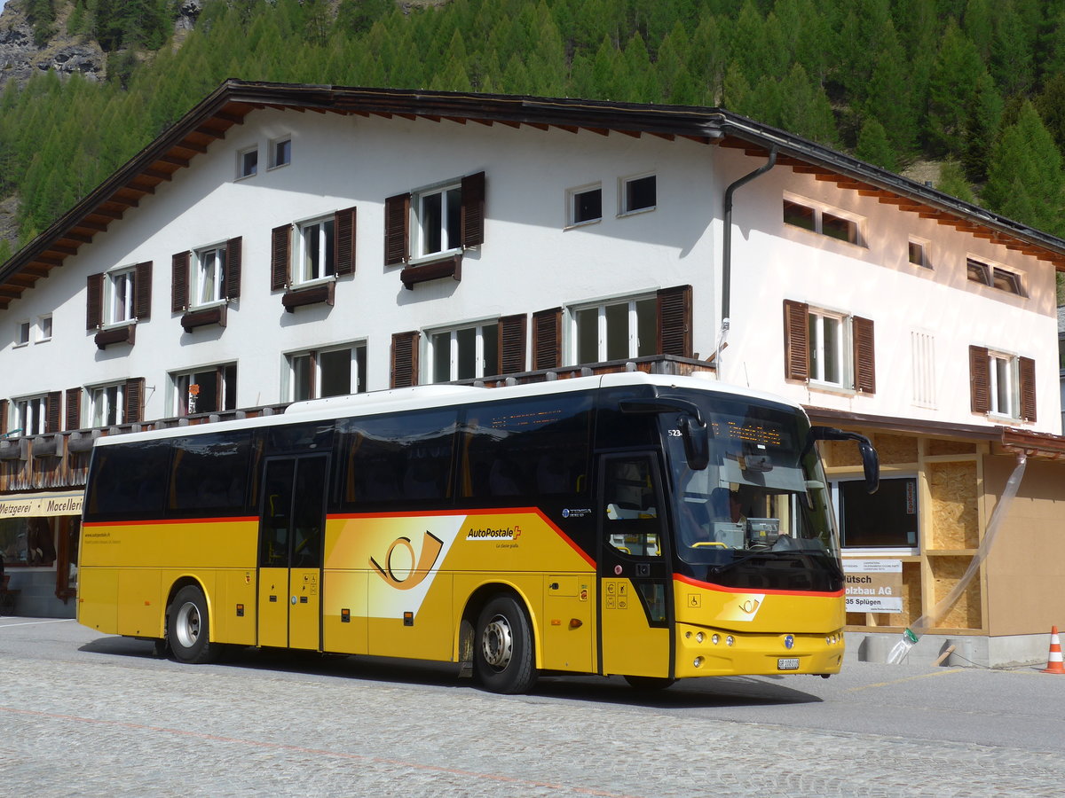(180'491) - TpM, Mesocco - Nr. 18/GR 108'018 - Temsa (ex AutoPostale Ticino) am 23. Mai 2017 in Spl�gen, Dorf