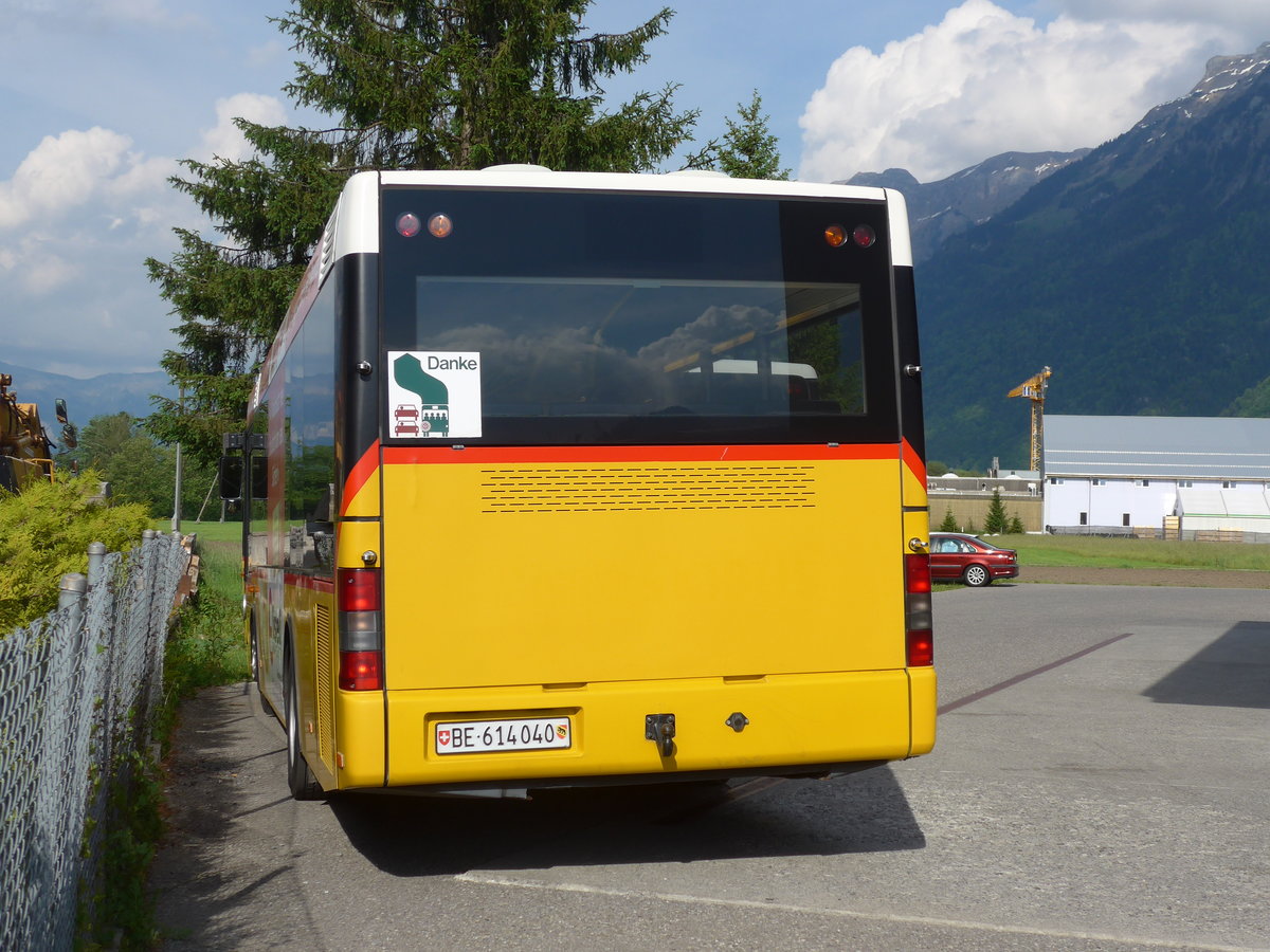 (180'759) - AVG Meiringen - Nr. 72/BE 614'040 - MAN/G�ppel am 24. Mai 2017 in Interlaken, Postgarage