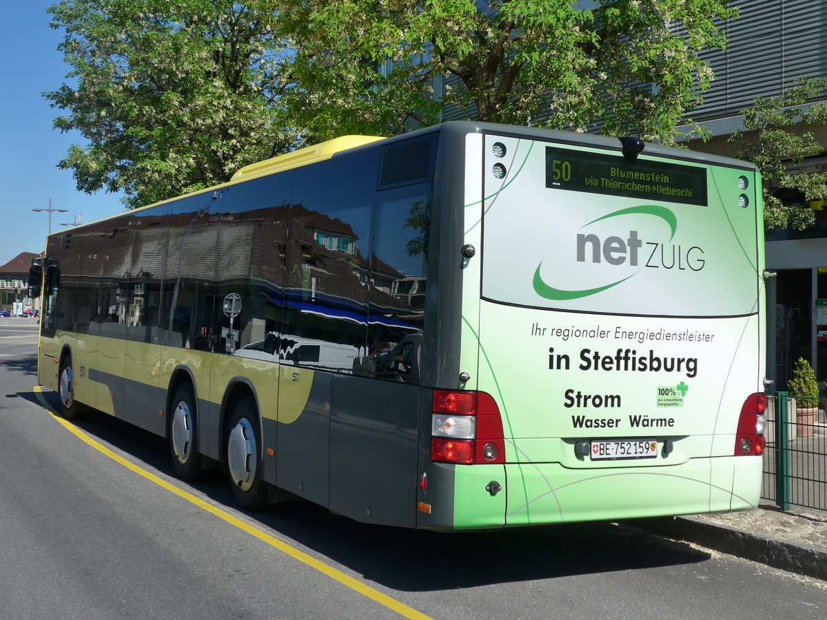 (180'767) - STI Thun - Nr. 159/BE 752'159 - MAN am 26. Mai 2017 bei der Schiffl�ndte Thun