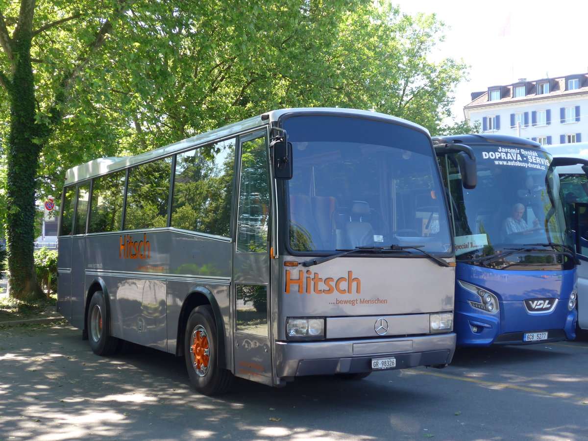 (180'810) - HPTrans, Thusis - GR 98'326 - Vetter (ex Kander-Reisen, Frutigen Nr. 2; ex AVG Grindelwald Nr. 23) am 27. Mai 2017 in Z�rich, Sihlquai
