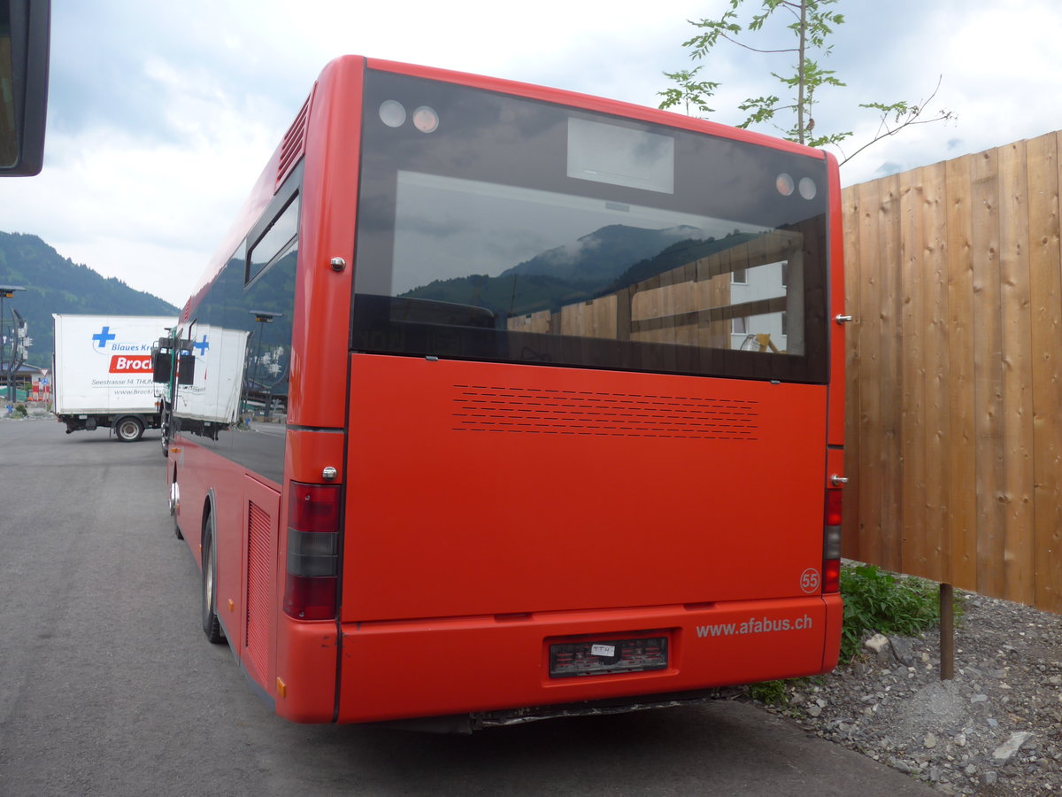 (181'104) - AFA Adelboden - Nr. 55 - MAN/G�ppel am 14. Juni 2017 in Frutigen, Garage