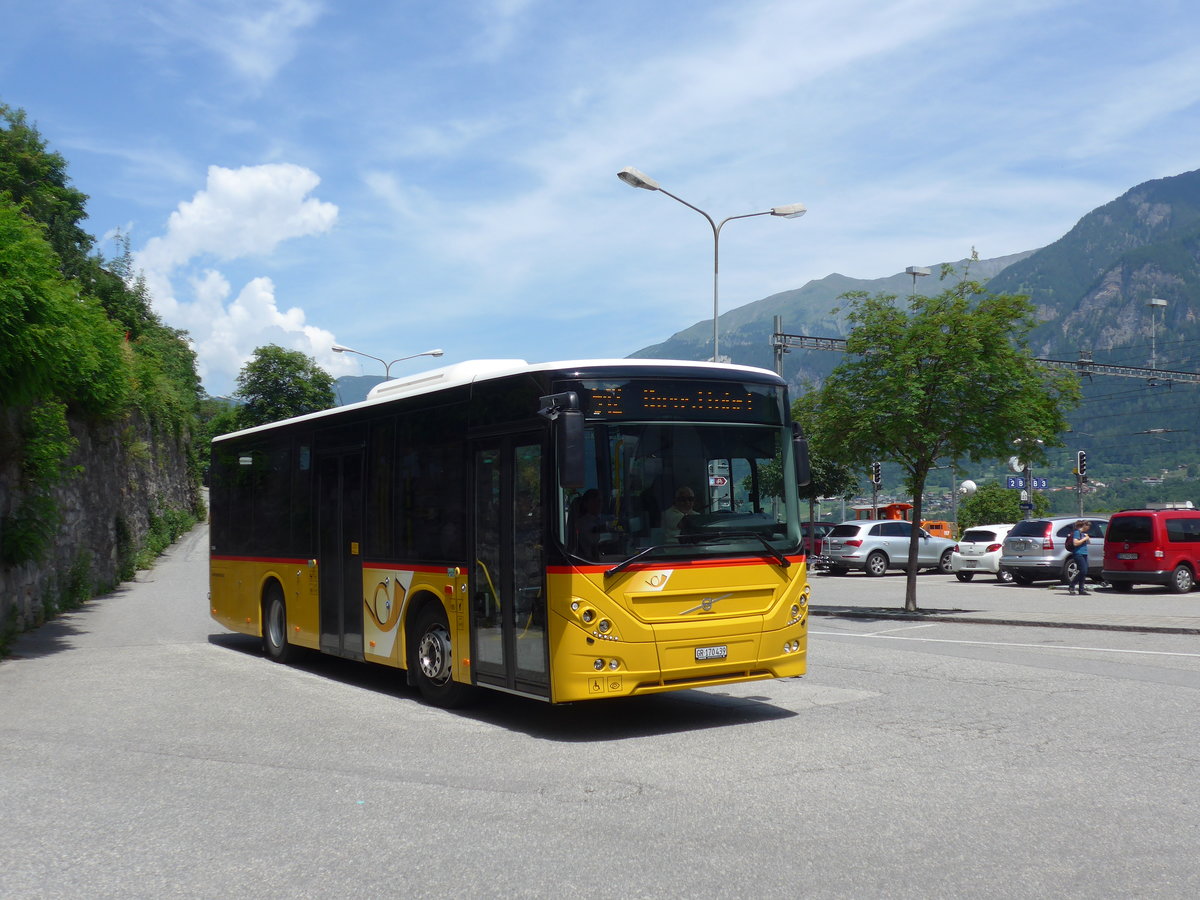 (181'116) - PostAuto Graub�nden - GR 170'439 - Volvo am 15. Juni 2017 in Thusis, Postautostation