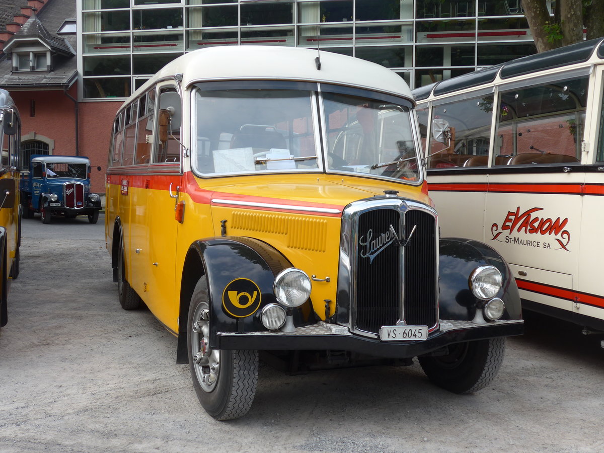 (181'248) - Suter, Savi�se - VS 6045 - Saurer/Lauber (ex Humbert-Droz, Ligni�res; ex P 21'016; ex Pache+Helfer, Colombier) am 24. Juni 2017 in Aigle, Saurertreffen