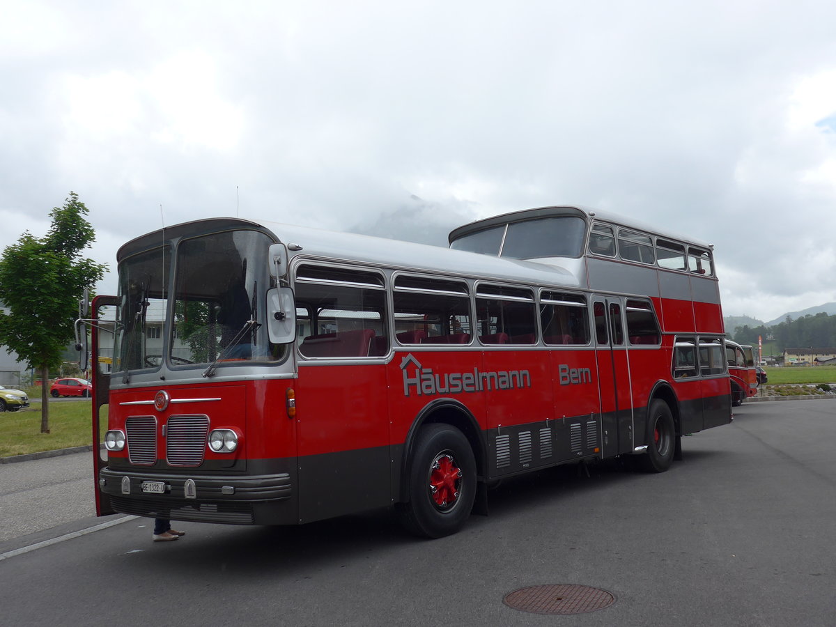 (181'701) - H�uselmann, Bern - Nr. 26/BE 1322 U - FBW/Vetter-R&J Anderthalbdecker (ex AFA Adelboden Nr. 9) am 1. Juli 2017 in Frutigen, Garage AFA