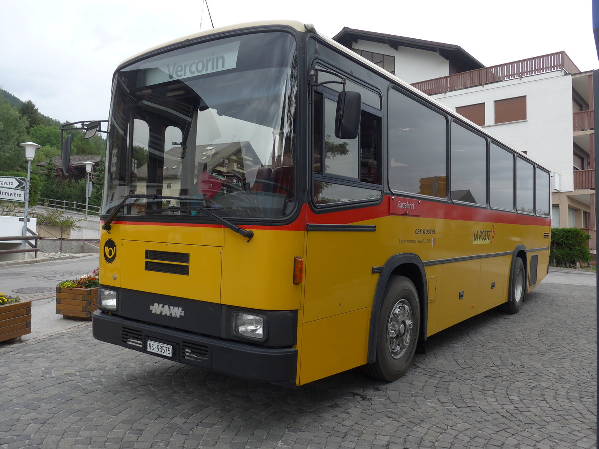 (181'864) - Oser, B�rchen - VS 93'575 - NAW/Lauber (ex Epiney, Ayer) am 9. Juli 2017 in Vercorin, Post