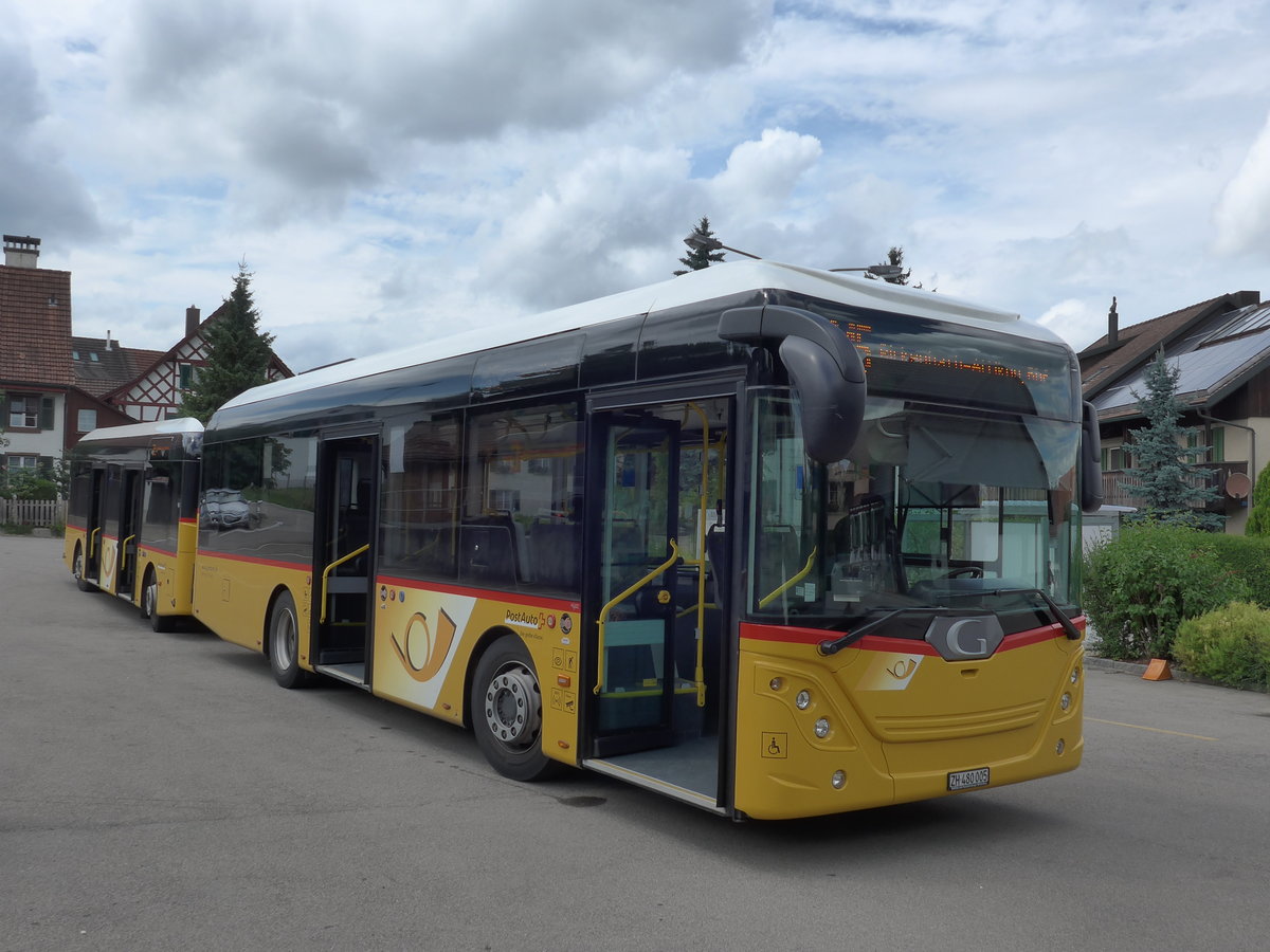 (181'993) - Moser, Flaach - Nr. 289/ZH 480'005 - G�ppel am 10. Juli 2017 in Altikon, Br�ckenwaage