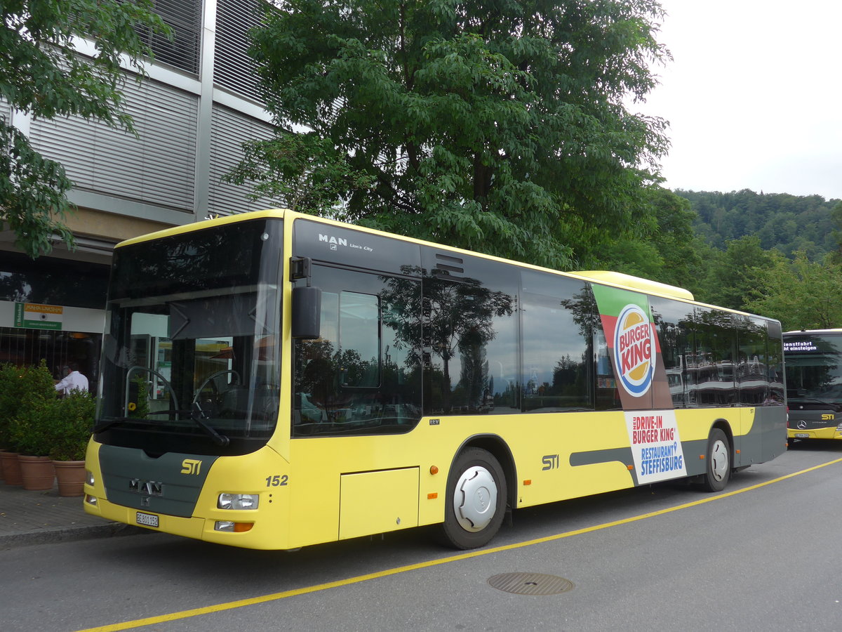(182'197) - STI Thun - Nr. 152/BE 801'152 - MAN am 23. Juli 2017 bei der Schiffl�ndte Thun