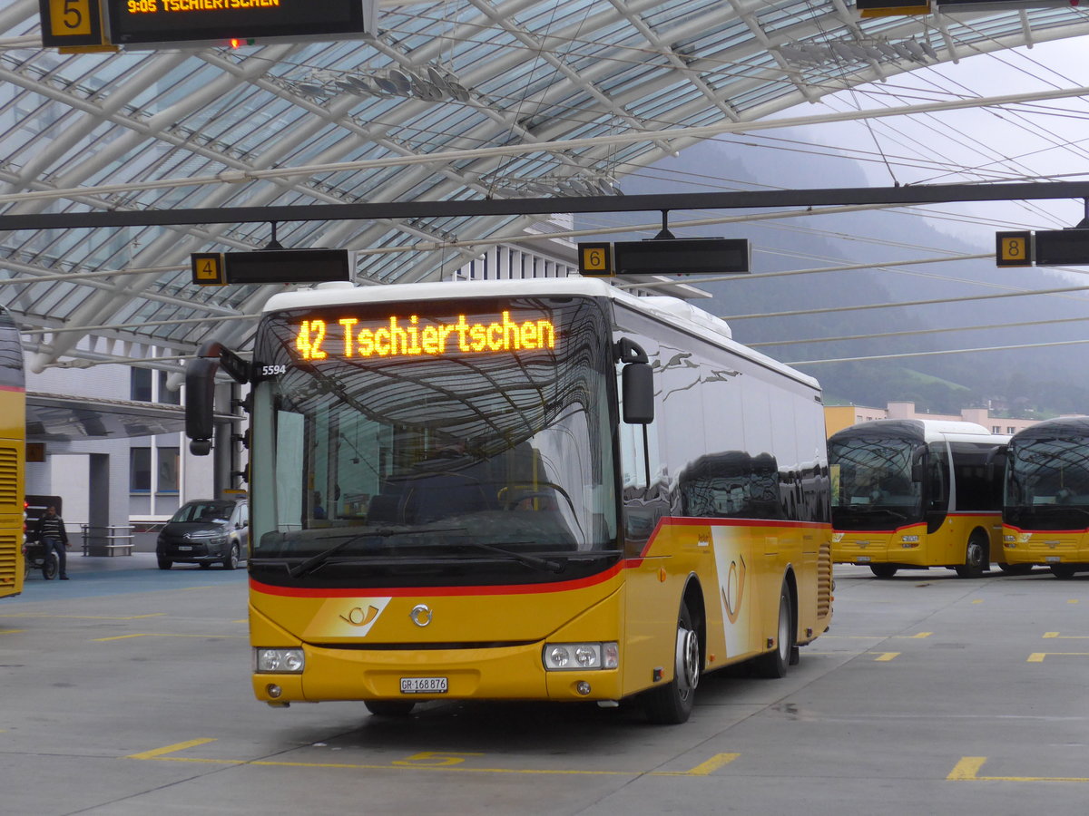 (182'231) - PostAuto Graub�nden - GR 168'876 - Irisbus am 24. Juli 2017 in Chur, Postautostation