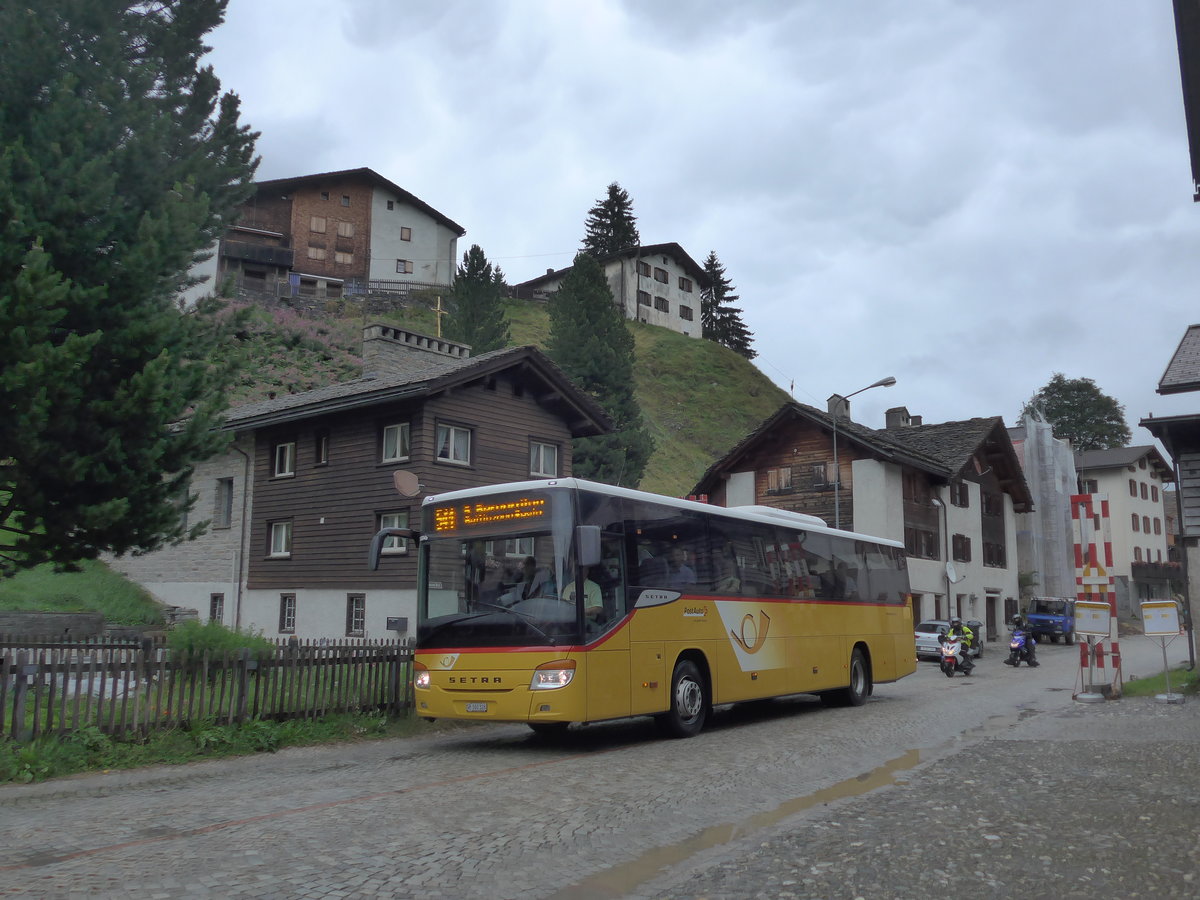 (182'248) - PostAuto Graub�nden - GR 160'326 - Setra (ex AutoPostale Ticino) am 24. Juli 2017 in Spl�gen, Dorf (prov. Haltestelle)