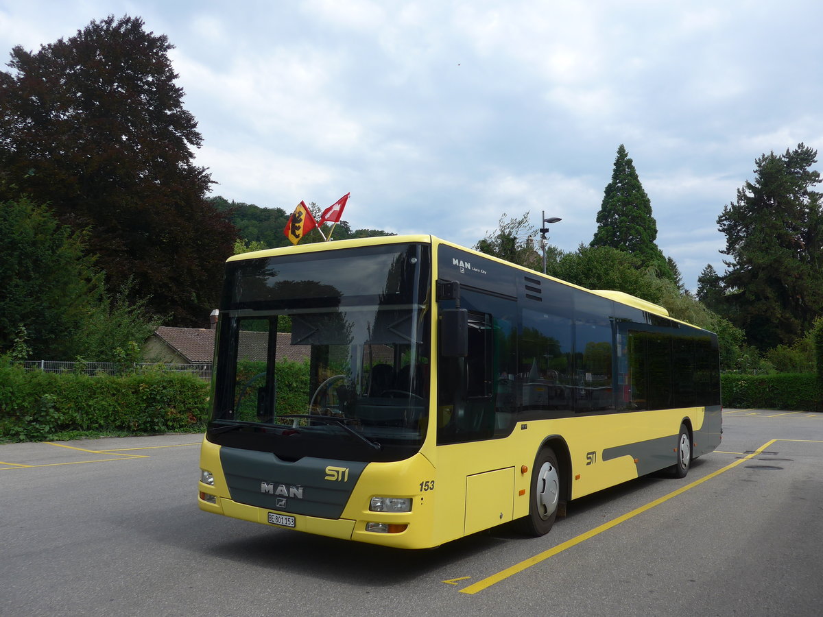 (182'462) - STI Thun - Nr. 153/BE 801'153 - MAN am 31. Juli 2017 bei der Schiffl�ndte Thun