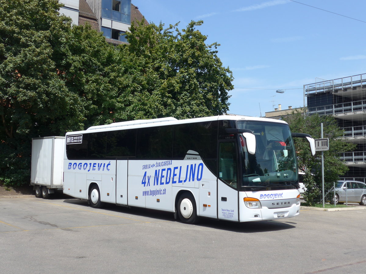 (182'620) - Bogojevic, Z�rich - ZH 499'927 - Setra am 3. August 2017 in Z�rich, Sihlquai
