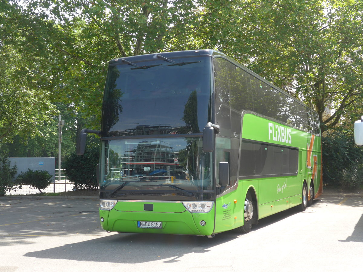 (182'626) - Aus Deutschland: Albus, M�nchen - Nr. M8150/M-EU 8150 - Scania am 3. August 2017 in Z�rich, Sihlquai