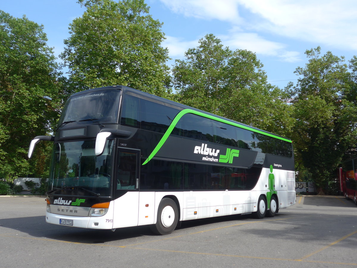 (182'680) - Aus Deutschland: Albus, M�nchen - Nr. 7913/M-FB 7913 - Setra am 3. August 2017 in Z�rich, Sihlquai