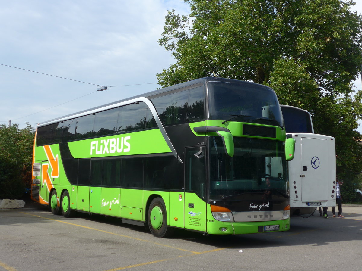 (182'681) - Aus Deutschland: Albus, M�nchen - Nr. M8060/M-EU 8060 - Setra am 3. August 2017 in Z�rich, Sihlquai