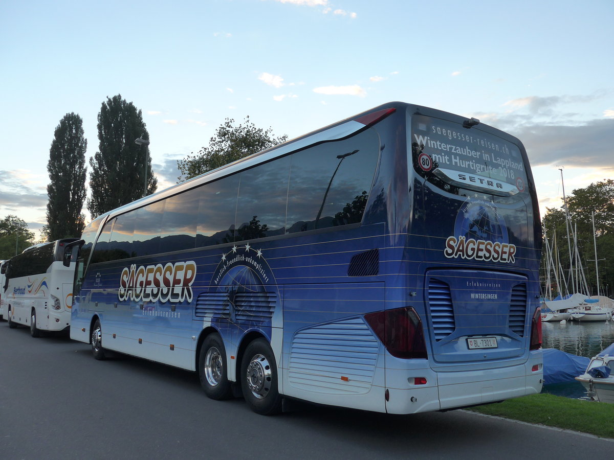 (182'690) - S�gesser, Wintersingen - Nr. 4/BL 7301 - Setra am 4. August 2017 in Thun, Strandbad