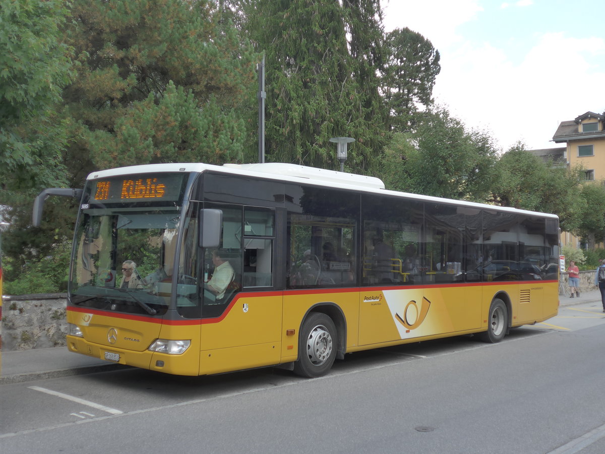 (182'784) - PostAuto Graub�nden - GR 168'853 - Mercedes am 5. August 2017 in Klosters, Vereinapark