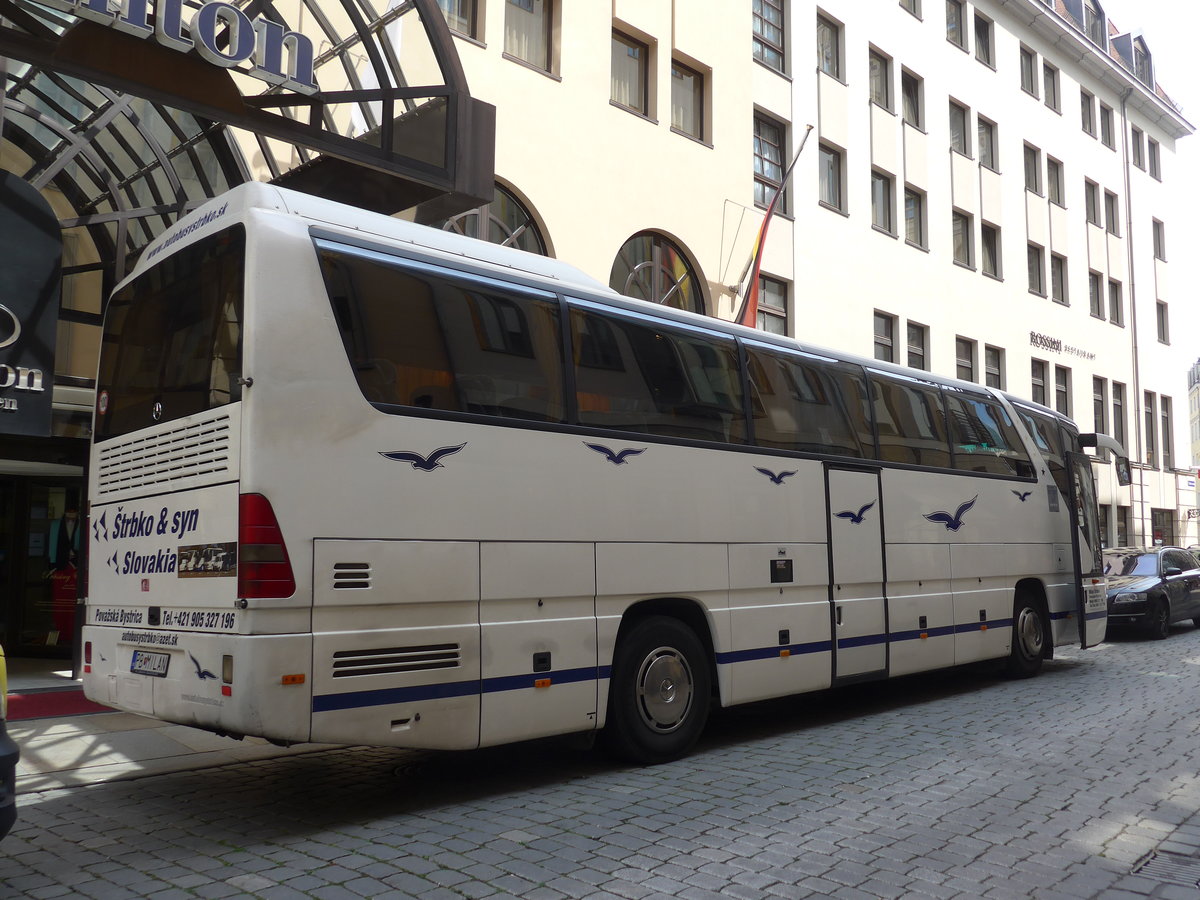 (182'900) - Aus der Slowakei: Strbko, Povazk� Bytrica - PB-MILAN - Mercedes am 8. August 2017 in Dresden, T�pferstrasse