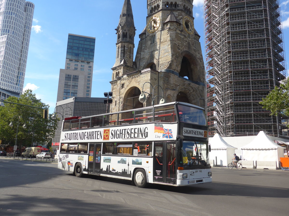 (183'216) - Der Tempelhofer, Berlin - Nr. 118/B-A 1029 - MAN am 9. August 2017 in Berlin, Kurf�rstendamm