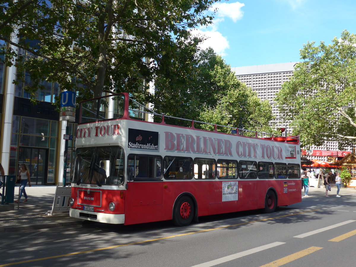 (183'226) - Eick, Berlin - B-AZ 3365H - MAN am 9. August 2017 in Berlin, Kurf�rstendamm